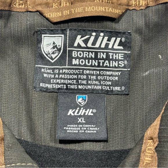 Kuhl Men's Burr Fleece Lined Waxed Canvas Vest XL Espresso Brown NWT Full Zip - Picture 4 of 10